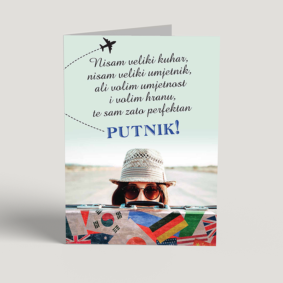 Čestitka XXL - Sretan put